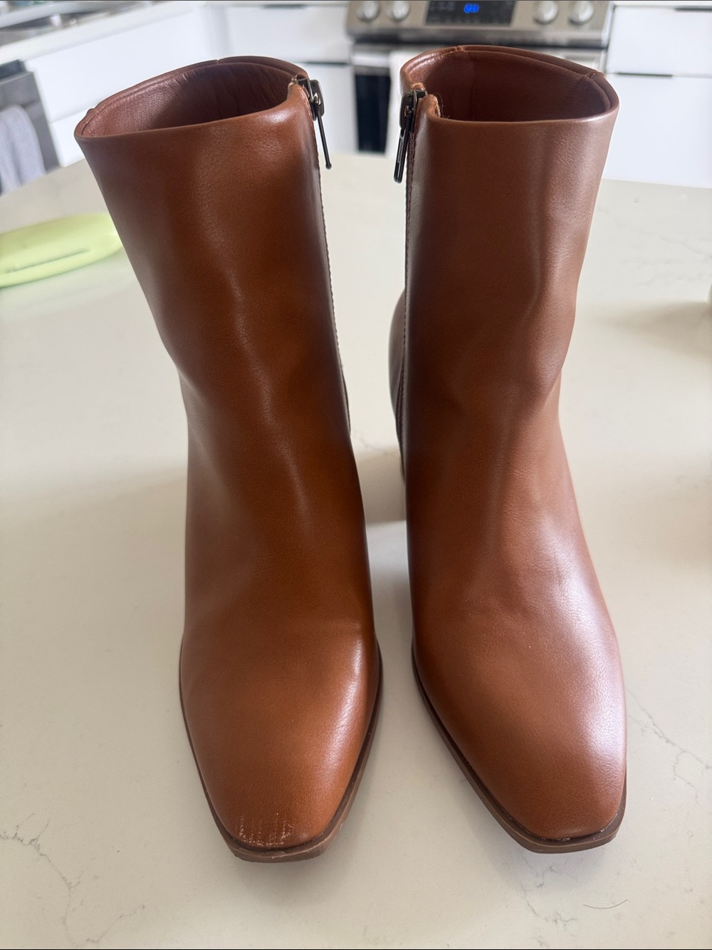 Classic Brown Leather Ankle Boots